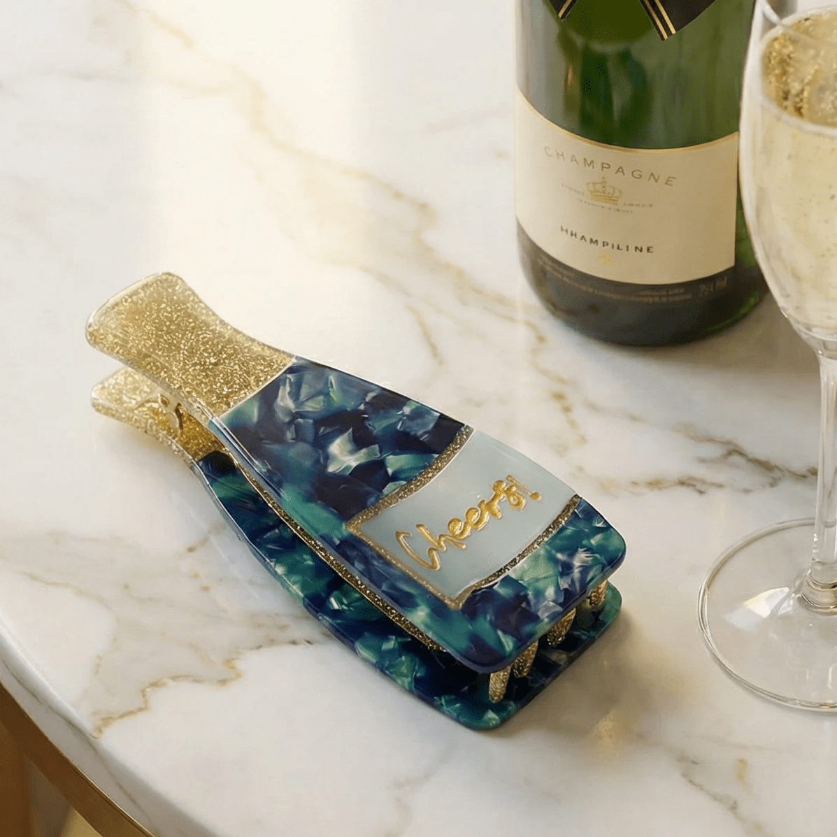 Velvet Claws Prosecco Hair Claw by The Bullish Store