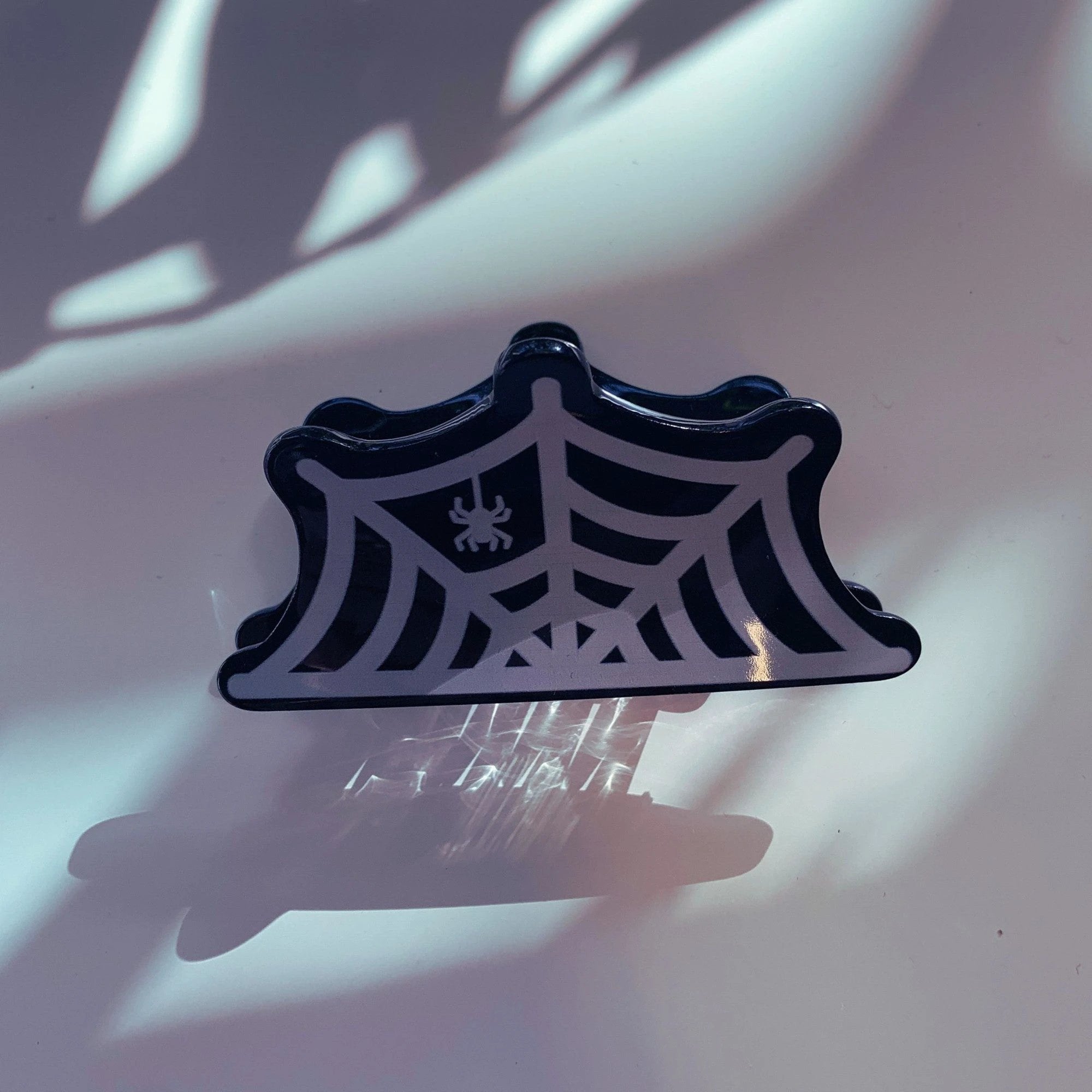 Velvet Claws Spider and Web Mini Hair Claw by The Bullish Store