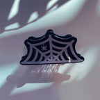 Velvet Claws Spider and Web Mini Hair Claw Accessories La Vie Bien Velvet Claws Spider and Web Mini Hair Claw