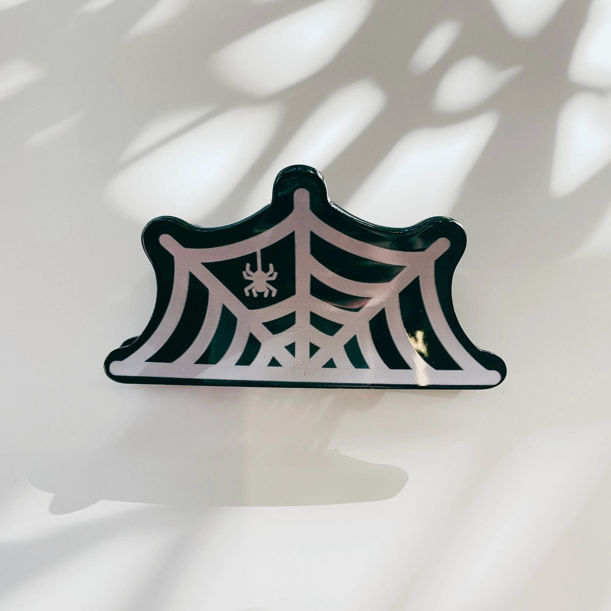 Velvet Claws Spider and Web Mini Hair Claw by The Bullish Store