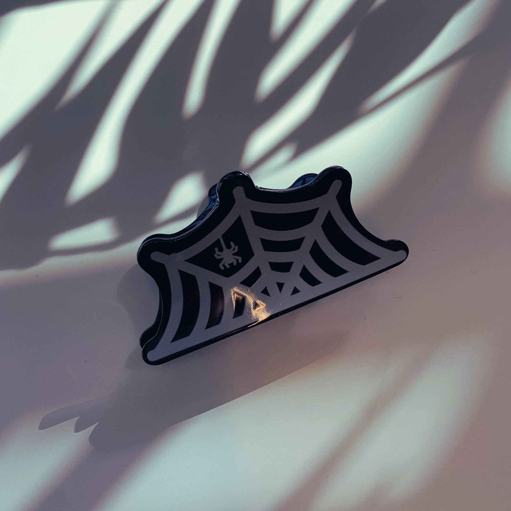 Velvet Claws Spider and Web Mini Hair Claw by The Bullish Store