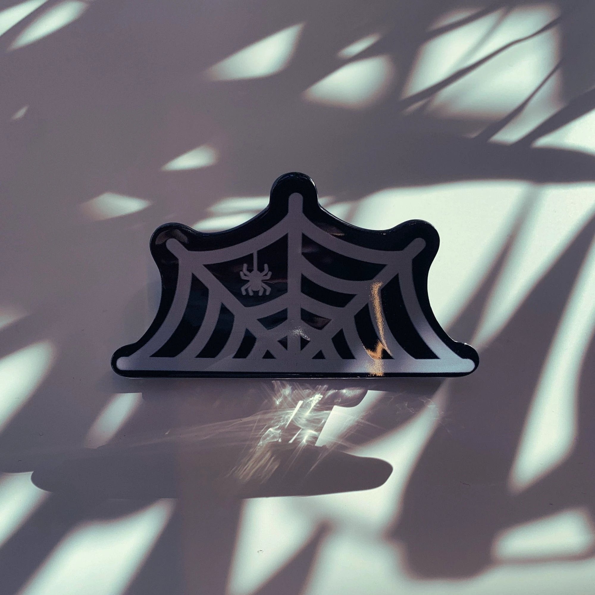 Velvet Claws Spider and Web Mini Hair Claw by The Bullish Store