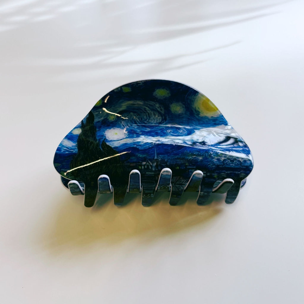 Velvet Claws Starry Night Hair Clip | Claw Clip in Velvet Travel Bag