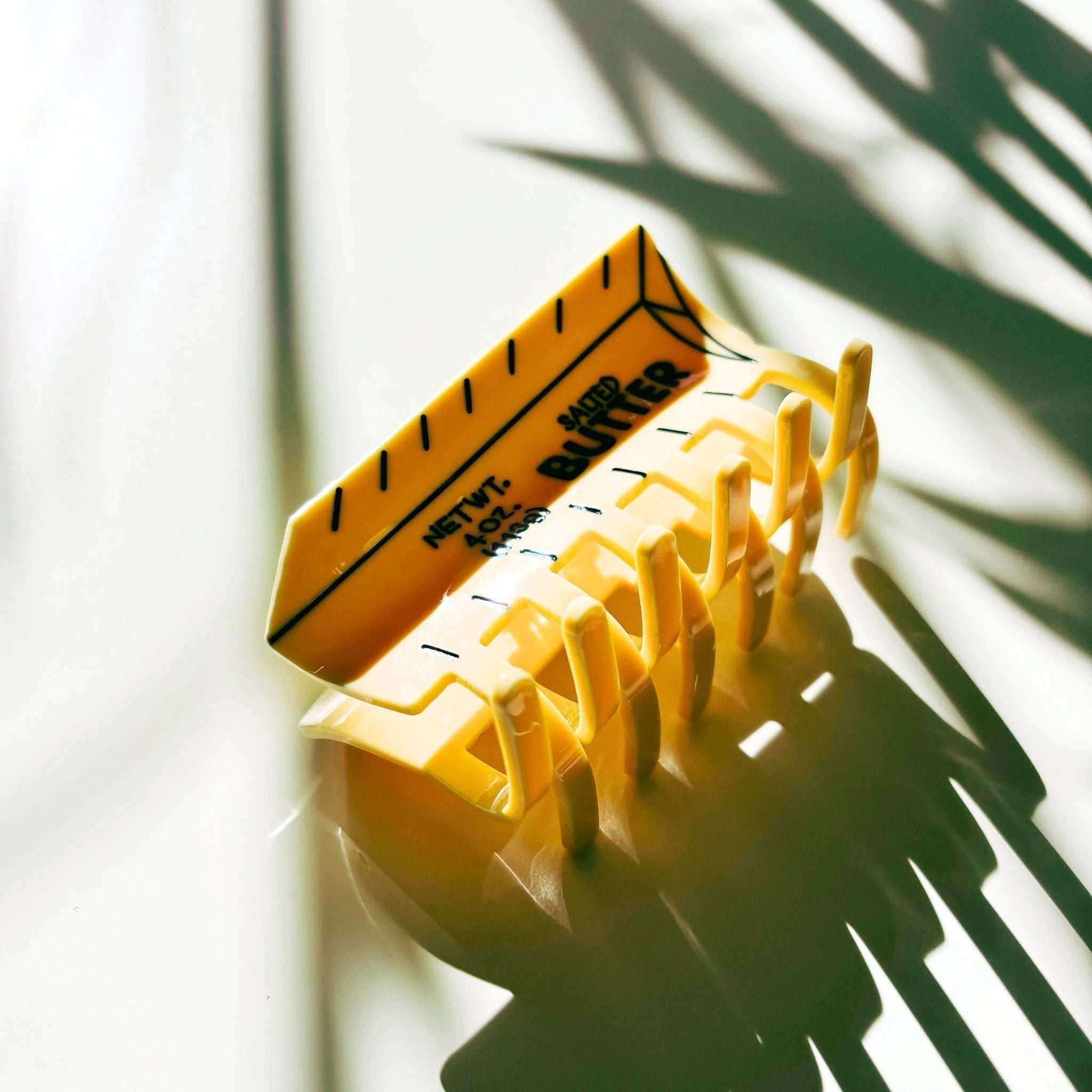 Velvet Claws Stick of Salted Butter Hair Claw | Yellow Claw Clip by The Bullish Store