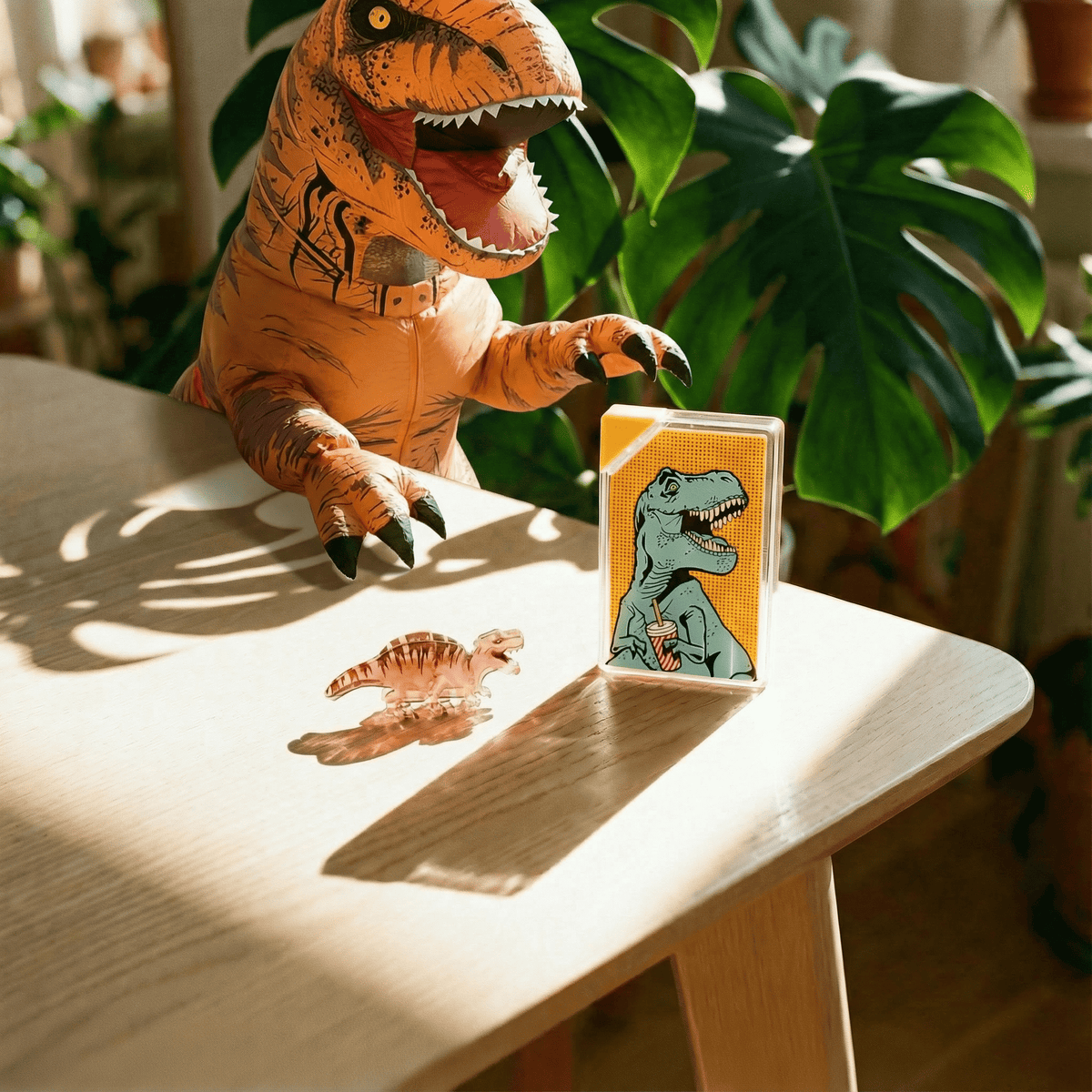 Velvet Claws T-Rex Hair Claw and T-Rex Flask Style Pop Art Water Bottle Bundle Oven Mitts & Pot Holders La Vie Bien Velvet Claws T-Rex Hair Claw and T-Rex Flask Style Pop Art Water Bottle Bundle