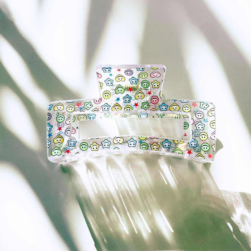 Velvet Claws The Crystal Hair Claw in Kawaii Smile Accessories La Vie Bien Velvet Claws The Crystal Hair Claw in Kawaii Smile