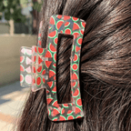 Velvet Claws The Crystal Hair Claw in Watermelon Accessories La Vie Bien Velvet Claws The Crystal Hair Claw in Watermelon