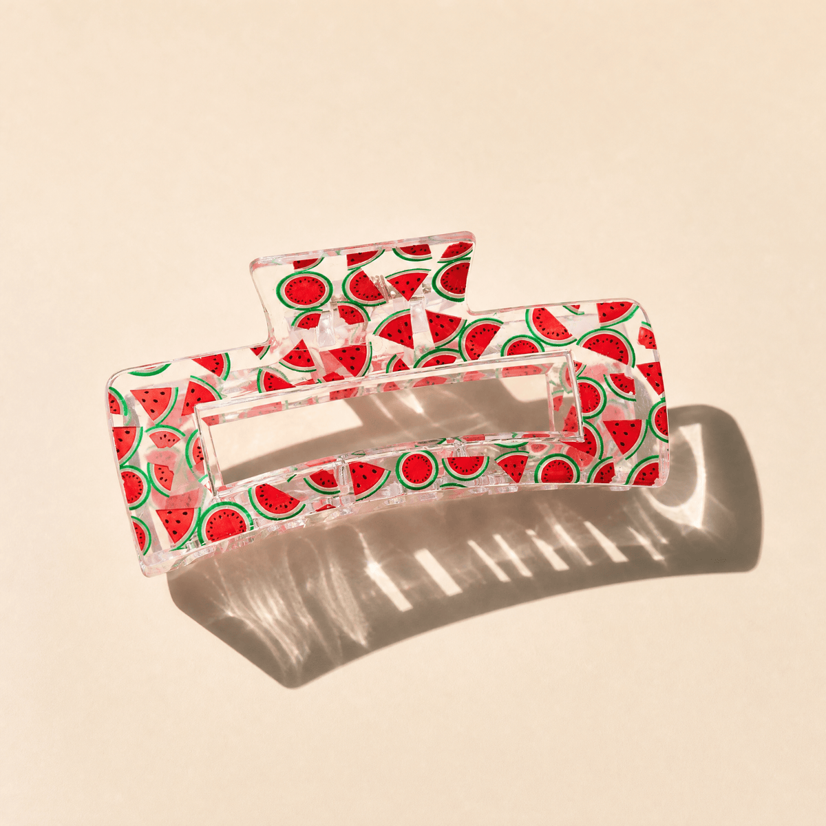 Velvet Claws The Crystal Hair Claw in Watermelon Accessories La Vie Bien Velvet Claws The Crystal Hair Claw in Watermelon
