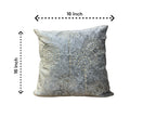 Velvet Cushion or Pillow Cover with Golden Embroidery Set of 2 Cushion Cover La Vie Bien Velvet Cushion or Pillow Cover with Golden Embroidery Set of 2