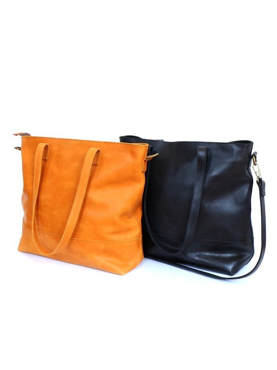 Venture Leather Tote by Fair Anita