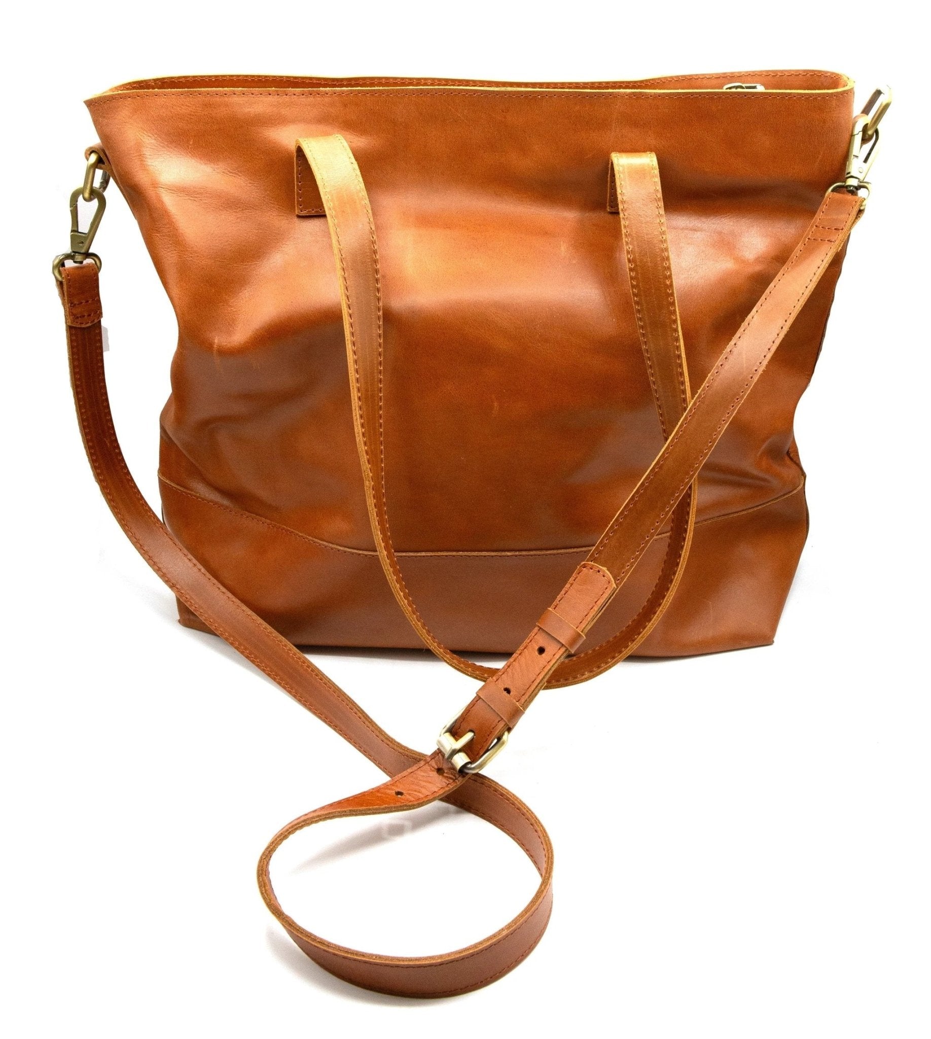 Venture Leather Tote by Fair Anita