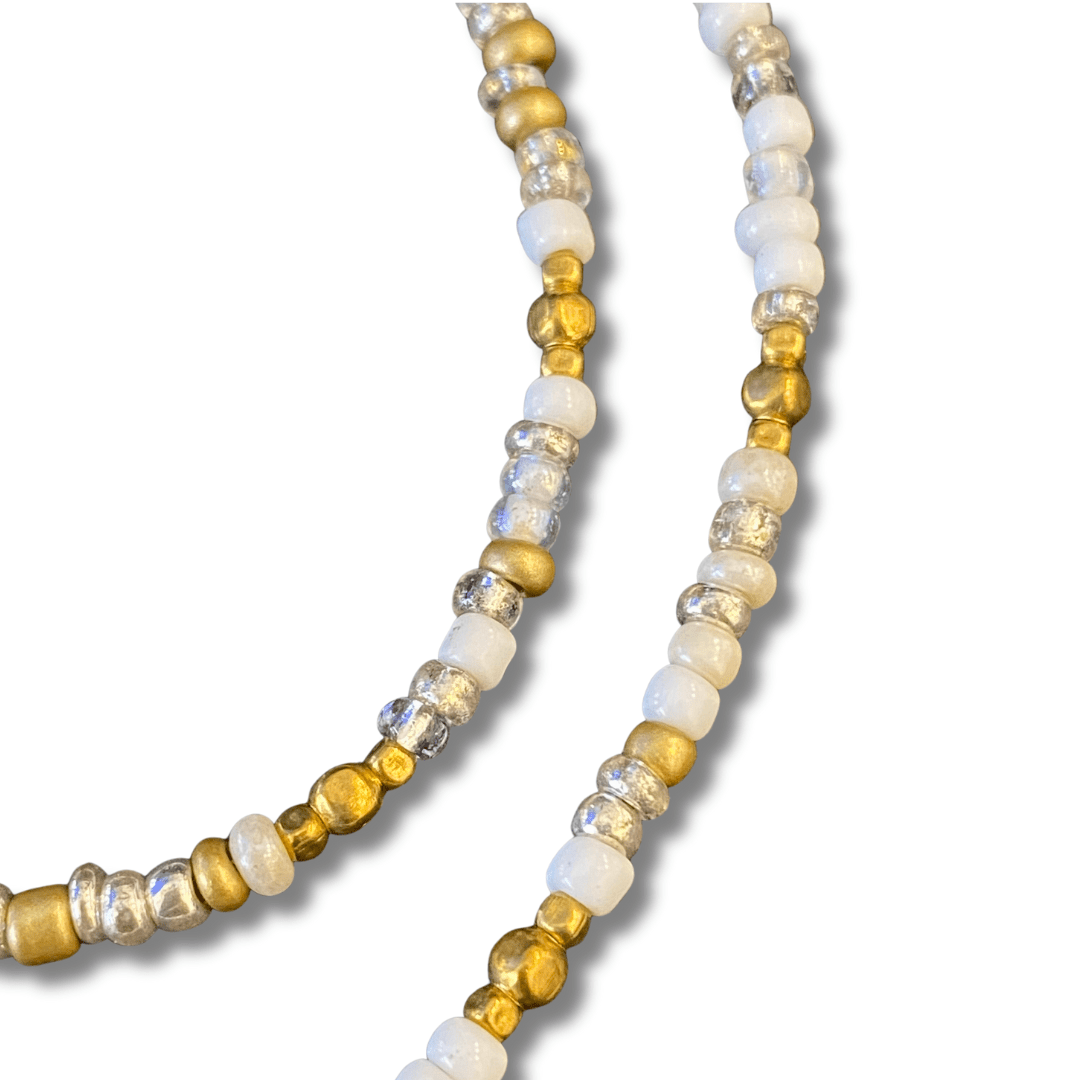 Veranda Beaded Choker and Bracelet Set - Thailand Necklace La Vie Bien Veranda Beaded Choker and Bracelet Set - Thailand