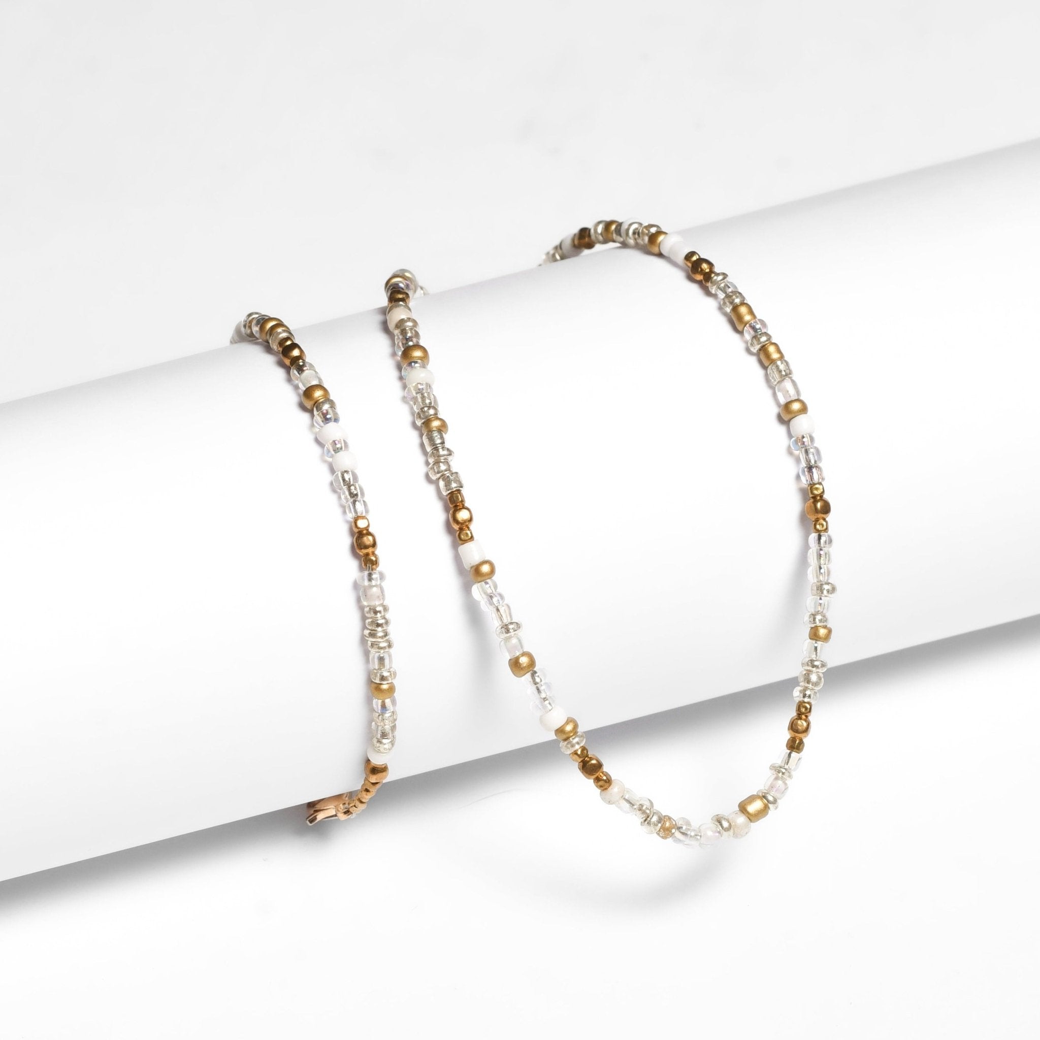 Veranda Beaded Choker and Bracelet Set - Thailand Necklace La Vie Bien Veranda Beaded Choker and Bracelet Set - Thailand