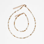 Veranda Beaded Choker and Bracelet Set - Thailand Necklace La Vie Bien Veranda Beaded Choker and Bracelet Set - Thailand