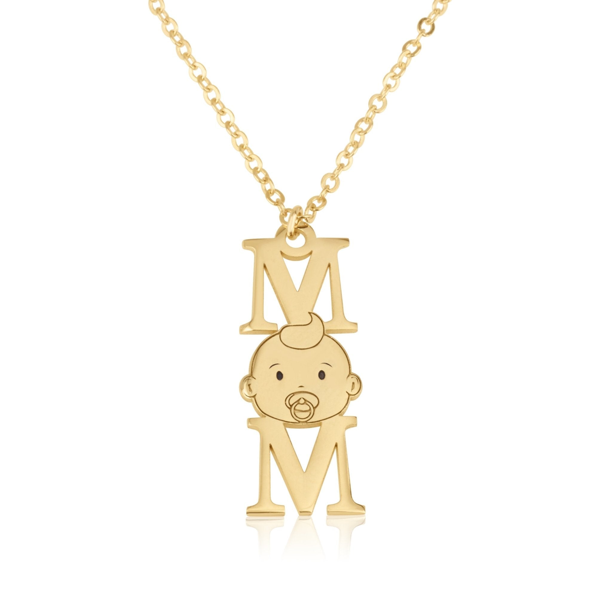 Vertical MOM Necklace La Vie Bien Vertical MOM Necklace
