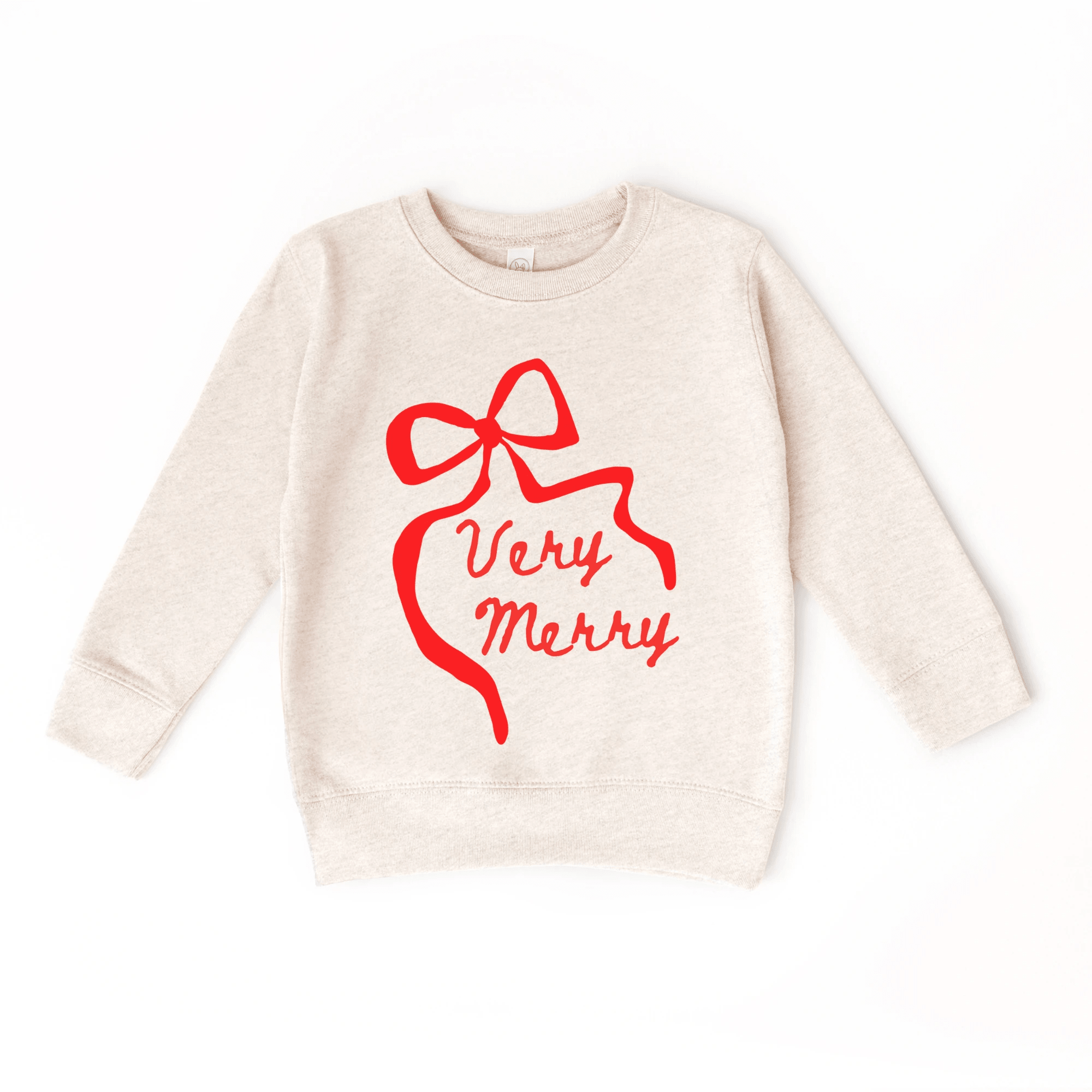 Very Merry toddler Sweatshirt by Benny and Ray Apparel