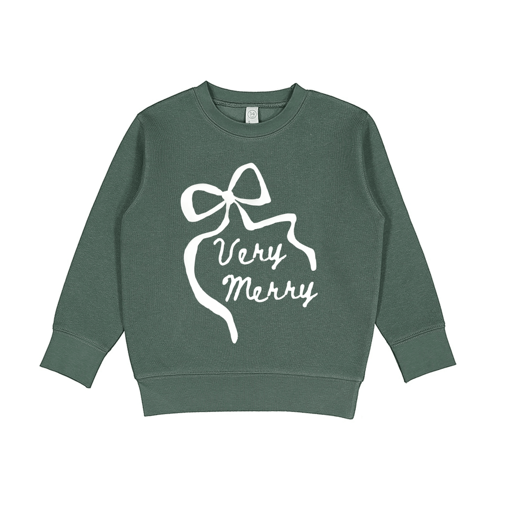 Very Merry toddler Sweatshirt by Benny and Ray Apparel