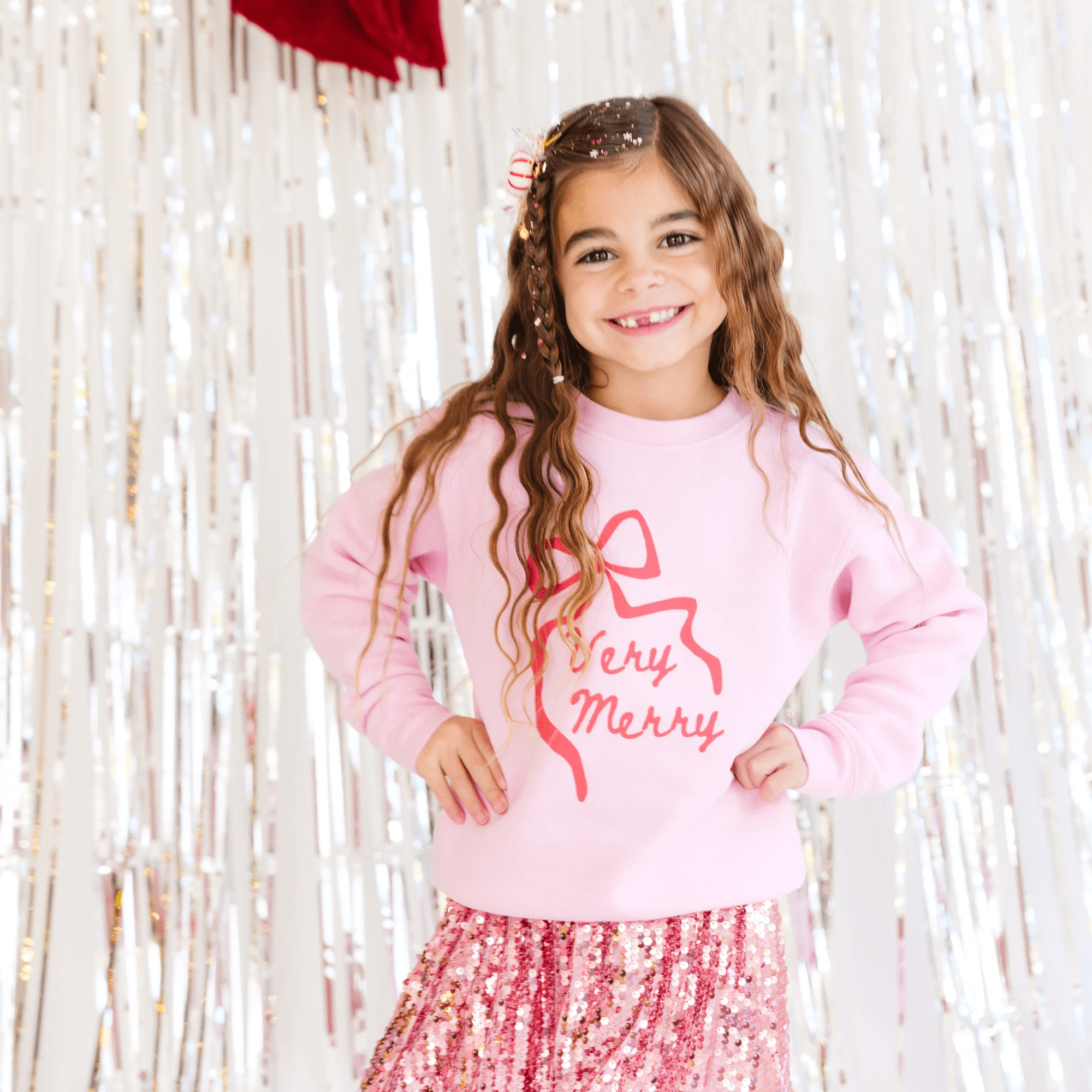 Very Merry toddler Sweatshirt by Benny and Ray Apparel