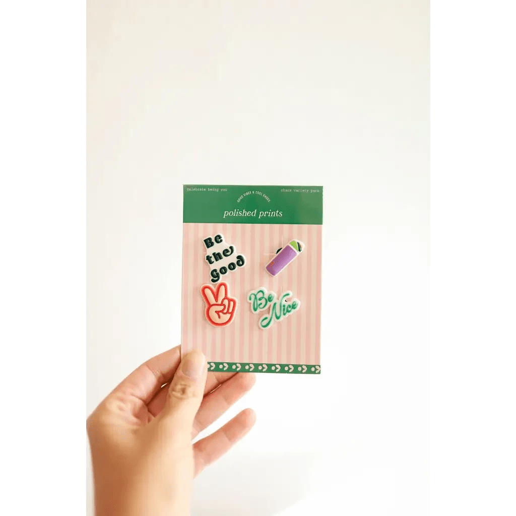 Vibey Clog Charm Set by Polished Prints