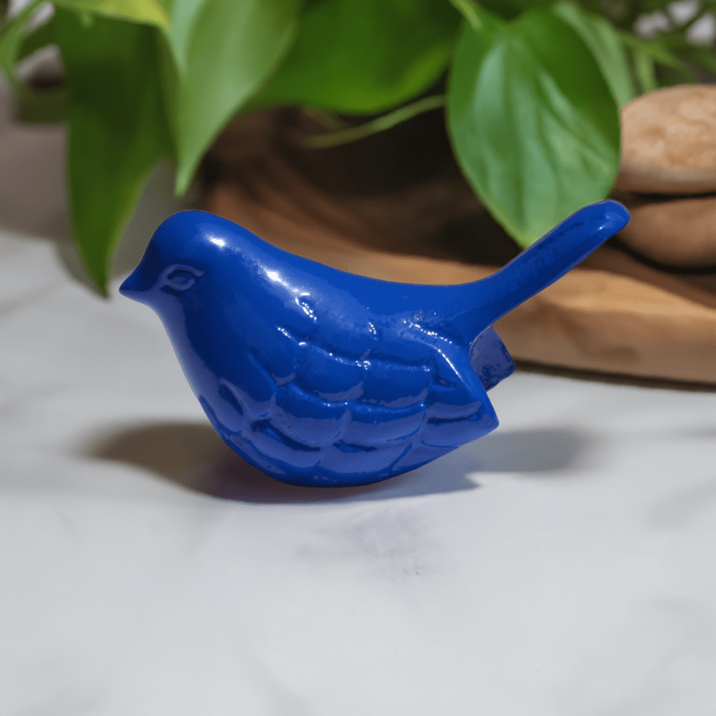 Vibhsa Bird Figurines Symbols of Health & Happiness (Blue) Bird Figurines La Vie Bien Vibhsa Bird Figurines Symbols of Health & Happiness (Blue)