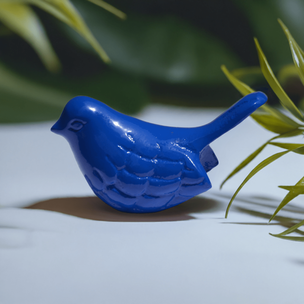 Vibhsa Bird Figurines Symbols of Health & Happiness (Blue) Bird Figurines La Vie Bien Vibhsa Bird Figurines Symbols of Health & Happiness (Blue)