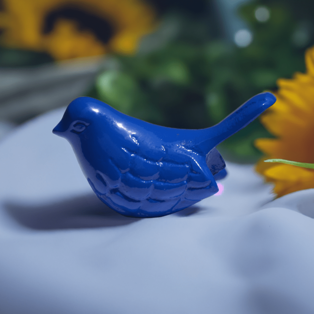 Vibhsa Bird Figurines Symbols of Health & Happiness (Blue) Bird Figurines La Vie Bien Vibhsa Bird Figurines Symbols of Health & Happiness (Blue)