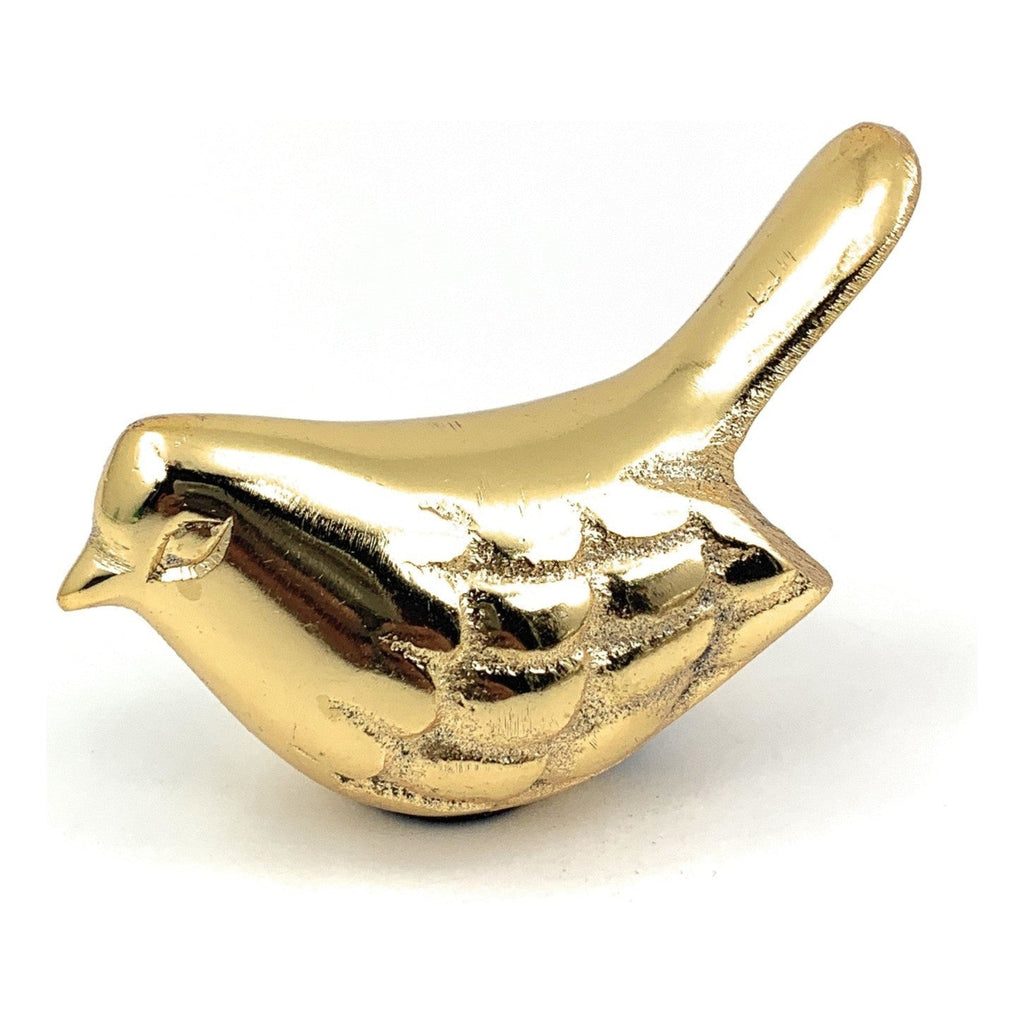 Vibhsa Bird Figurines Symbols of Health & Happiness(Golden Rustic)
