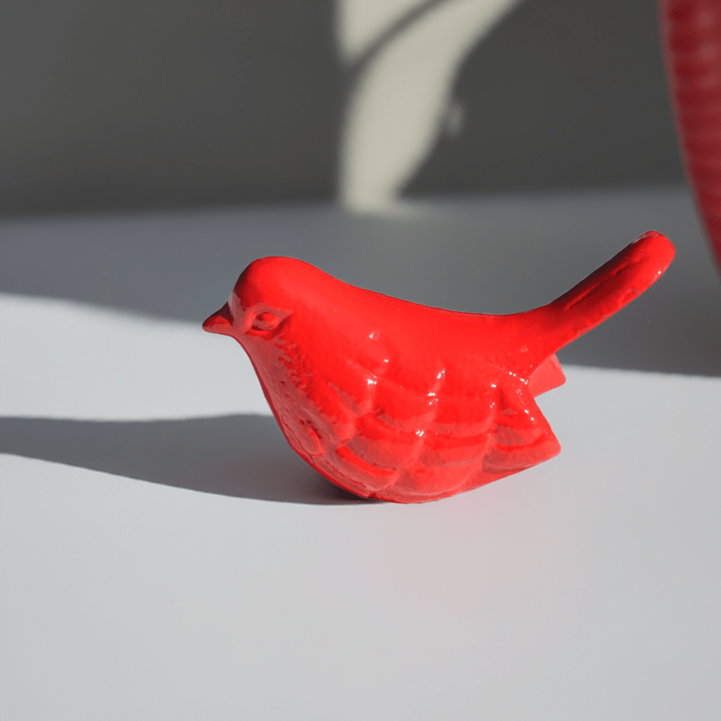 Vibhsa Bird Figurines Symbols of Health & Happiness (Red) Bird Figurines La Vie Bien Vibhsa Bird Figurines Symbols of Health & Happiness (Red)