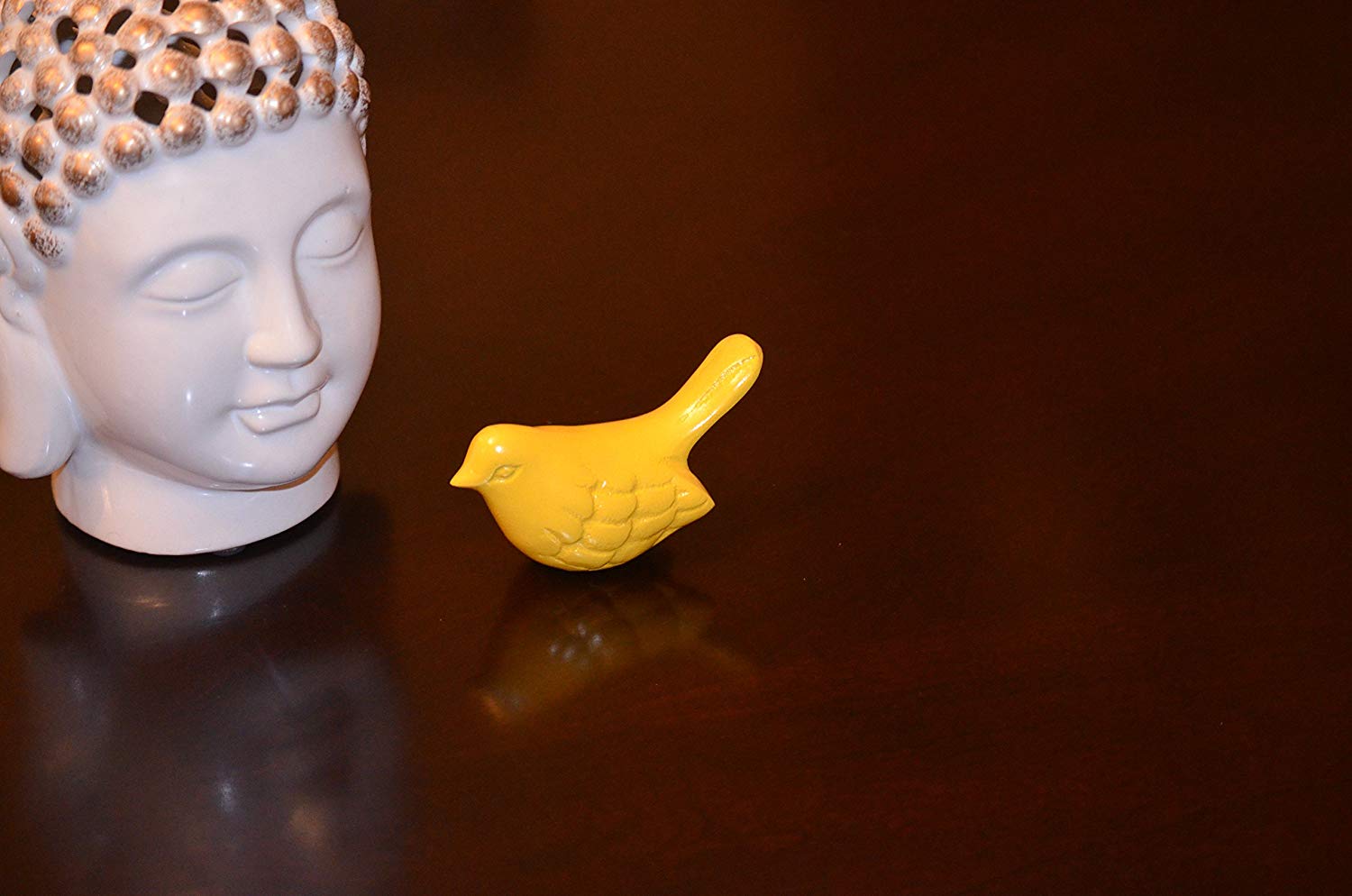 Vibhsa Bird Figurines Symbols of Health & Happiness (Yellow) Bird Figurines La Vie Bien Vibhsa Bird Figurines Symbols of Health & Happiness (Yellow)