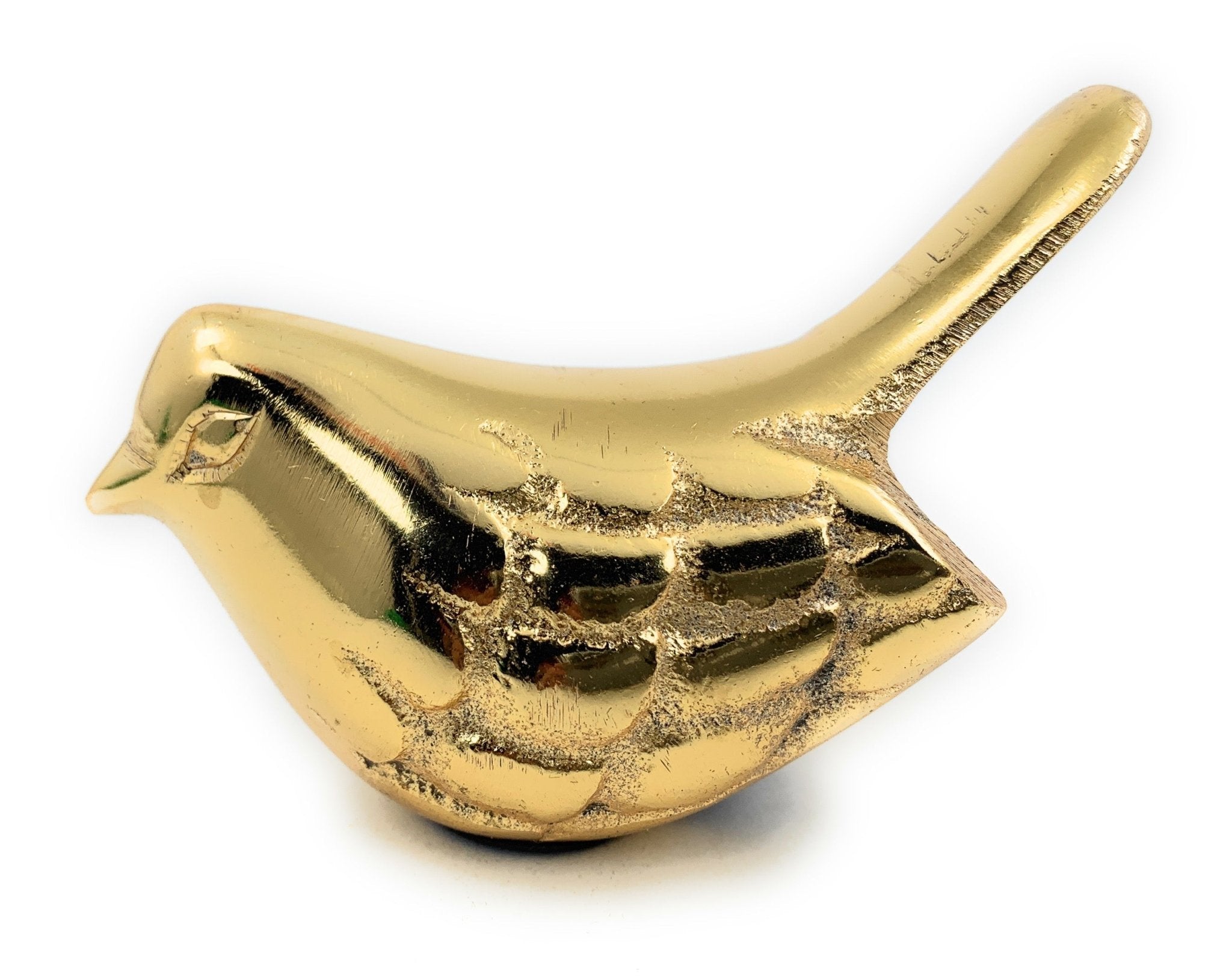 Vibhsa Bird Figurines Symbols of Health & Happiness(Golden Rustic) Bird Figurines La Vie Bien Vibhsa Bird Figurines Symbols of Health & Happiness(Golden Rustic)