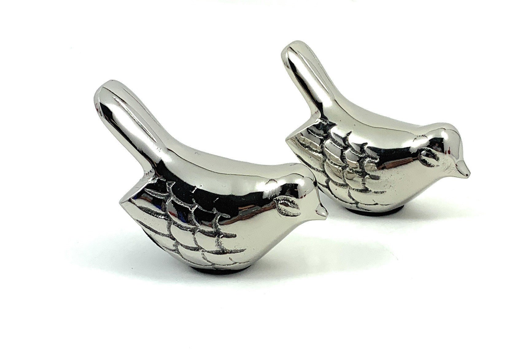 Vibhsa Birds of Health and Happiness Set of 2 (Silver) Bird Figurines La Vie Bien Vibhsa Birds of Health and Happiness Set of 2 (Silver)
