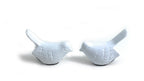 Vibhsa Birds of Health and Happiness Set of 2 (White) Bird Figurines La Vie Bien Vibhsa Birds of Health and Happiness Set of 2 (White)