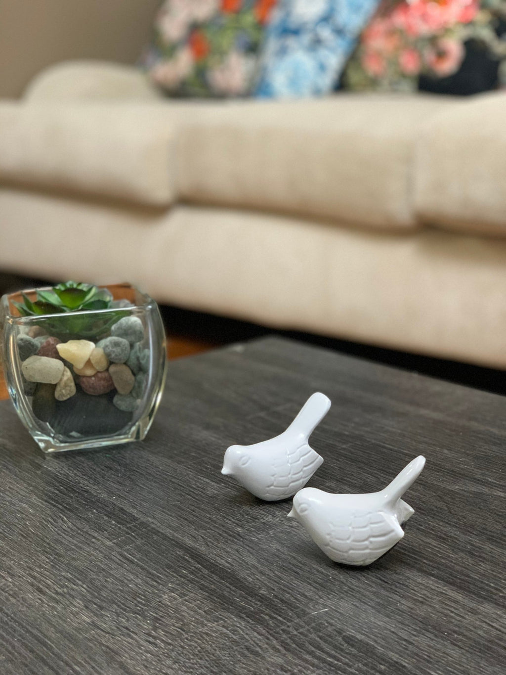 Vibhsa Birds of Health and Happiness Set of 2 (White) Bird Figurines La Vie Bien Vibhsa Birds of Health and Happiness Set of 2 (White)