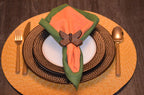 Vibhsa Butterfly Antique Napkin Rings Set of 4 Dining Decor La Vie Bien Vibhsa Butterfly Antique Napkin Rings Set of 4