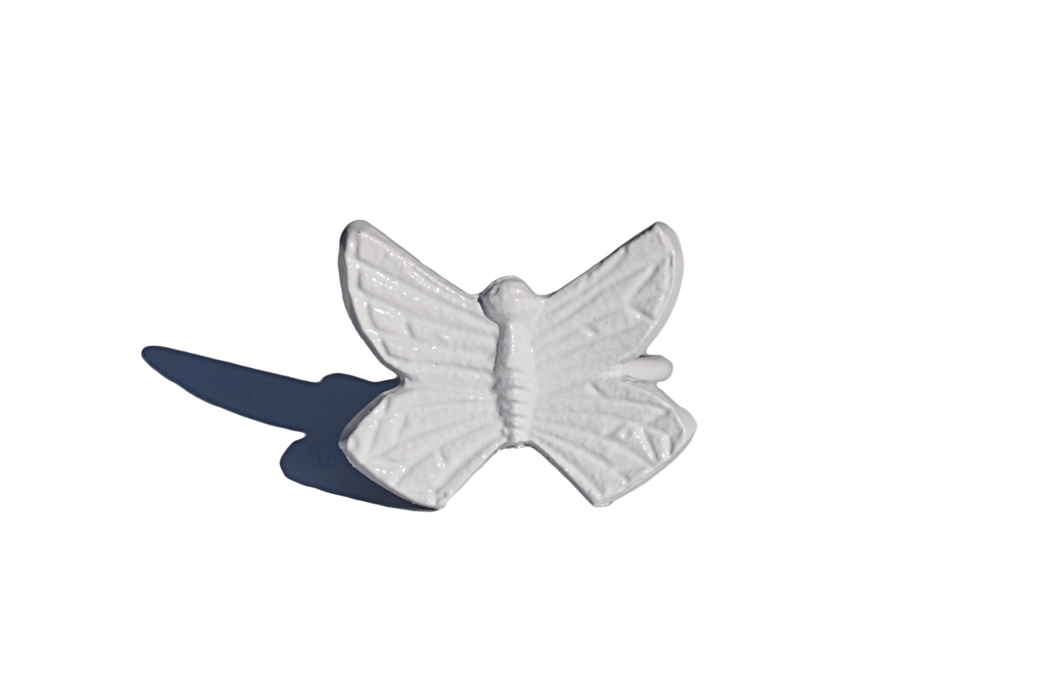 Vibhsa Butterfly White Napkin Rings Set of 4 Dining Decor La Vie Bien Vibhsa Butterfly White Napkin Rings Set of 4