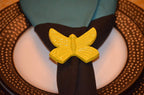 Vibhsa Butterfly Yellow Napkin Rings Set of 4 Dining Decor La Vie Bien Vibhsa Butterfly Yellow Napkin Rings Set of 4