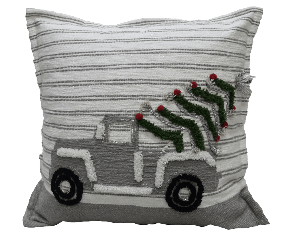 Vibhsa Christmas Decorative Throw Pillow 20"x20" by Vibhsa