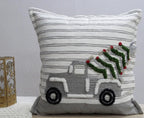 Vibhsa Christmas Decorative Throw Pillow 20"x20" by Vibhsa