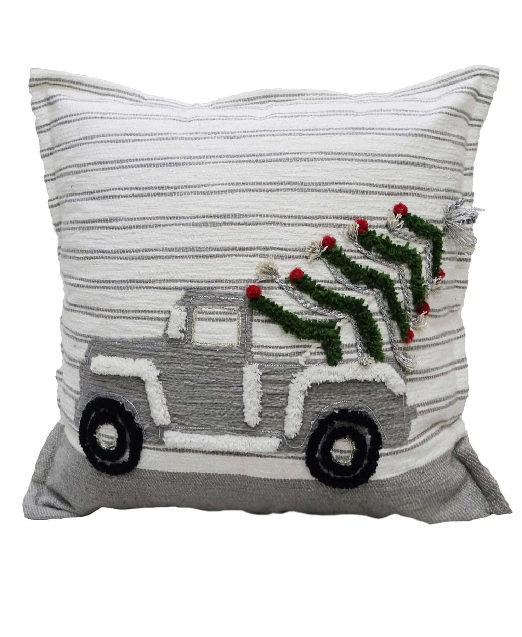 Vibhsa Christmas Decorative Throw Pillow 20"x20" by Vibhsa