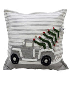 Vibhsa Christmas Decorative Throw Pillow 20"x20" by Vibhsa