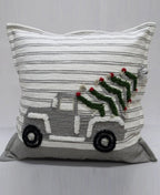 Vibhsa Christmas Decorative Throw Pillow 20"x20" by Vibhsa