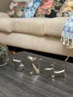Vibhsa Dog Cat & Elephant Ring Holders Set - Silver Collectibles La Vie Bien Vibhsa Dog Cat & Elephant Ring Holders Set - Silver