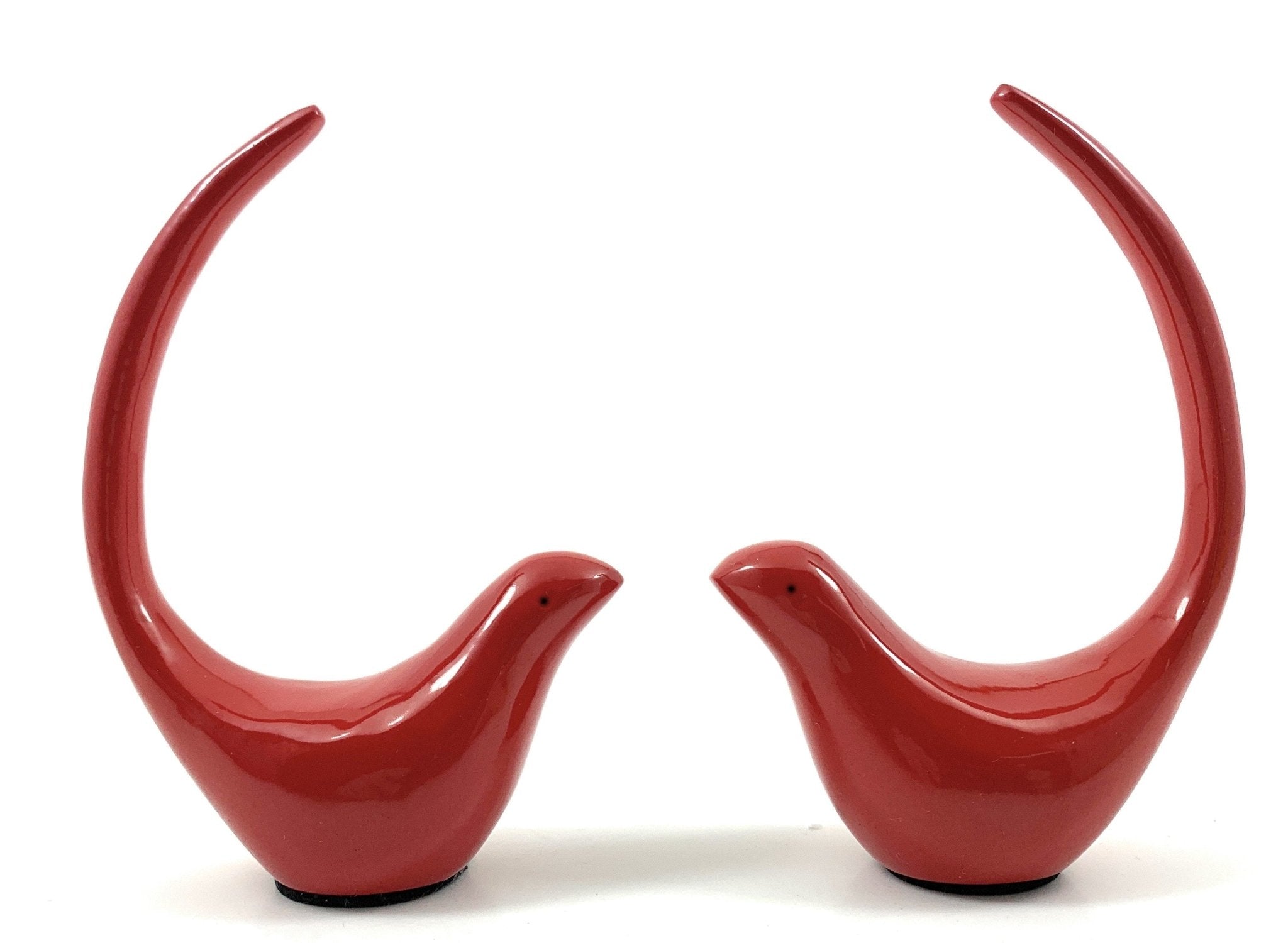 Vibhsa Red Bird Figurines of Heal and Happiness Bird Figurines La Vie Bien Vibhsa Red Bird Figurines of Heal and Happiness