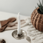 Vibhsa Taper Candlestick Holder Dish-Silver home Decor La Vie Bien Vibhsa Taper Candlestick Holder Dish-Silver