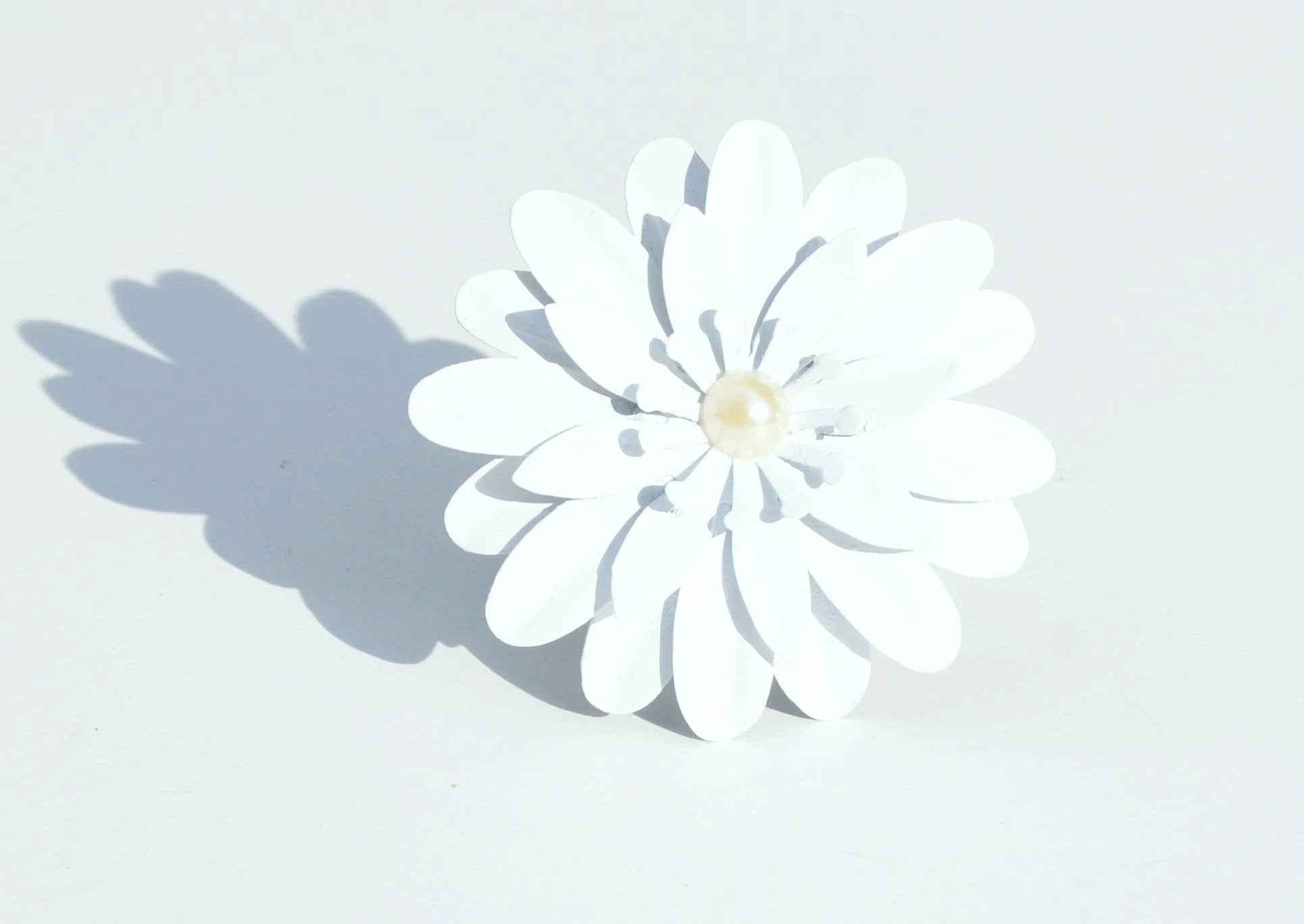 Vibhsa White Floral Set of 12 Napkin Rings by Vibhsa