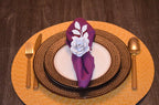 Vibhsa White Rose Set of 4 Napkin Rings by Vibhsa