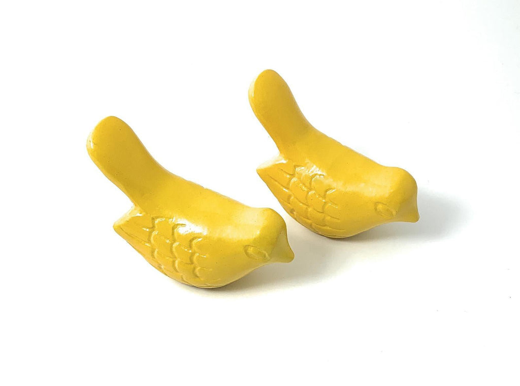 Vibhsa Yellow bird of Happiness Set of 2 by Vibhsa