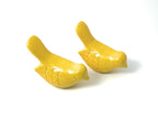 Vibhsa Yellow bird of Happiness Set of 2 by Vibhsa