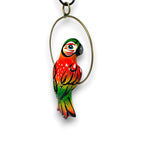 Vibrant Mini Talavera Parrot | Hand-Painted Hanging Accent Talavera Statue La Vie Bien Vibrant Mini Talavera Parrot | Hand-Painted Hanging Accent
