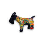 Vibrant Talavera Dog Sculpture | Colorful Hand-Painted Large Mexican Art Piece Talavera Statue La Vie Bien Vibrant Talavera Dog Sculpture | Colorful Hand-Painted Large Mexican Art Piece